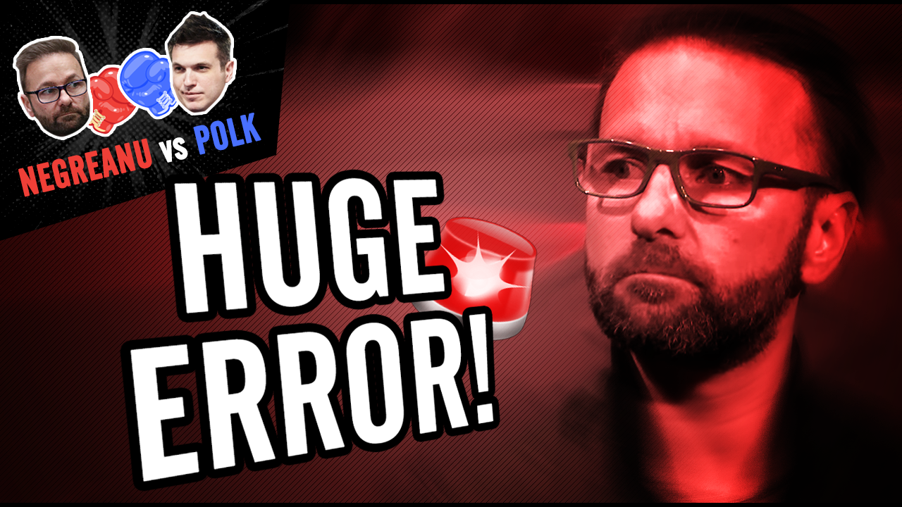 NEGREANU vs POLK | HUGE ERROR in the High Stakes Feud