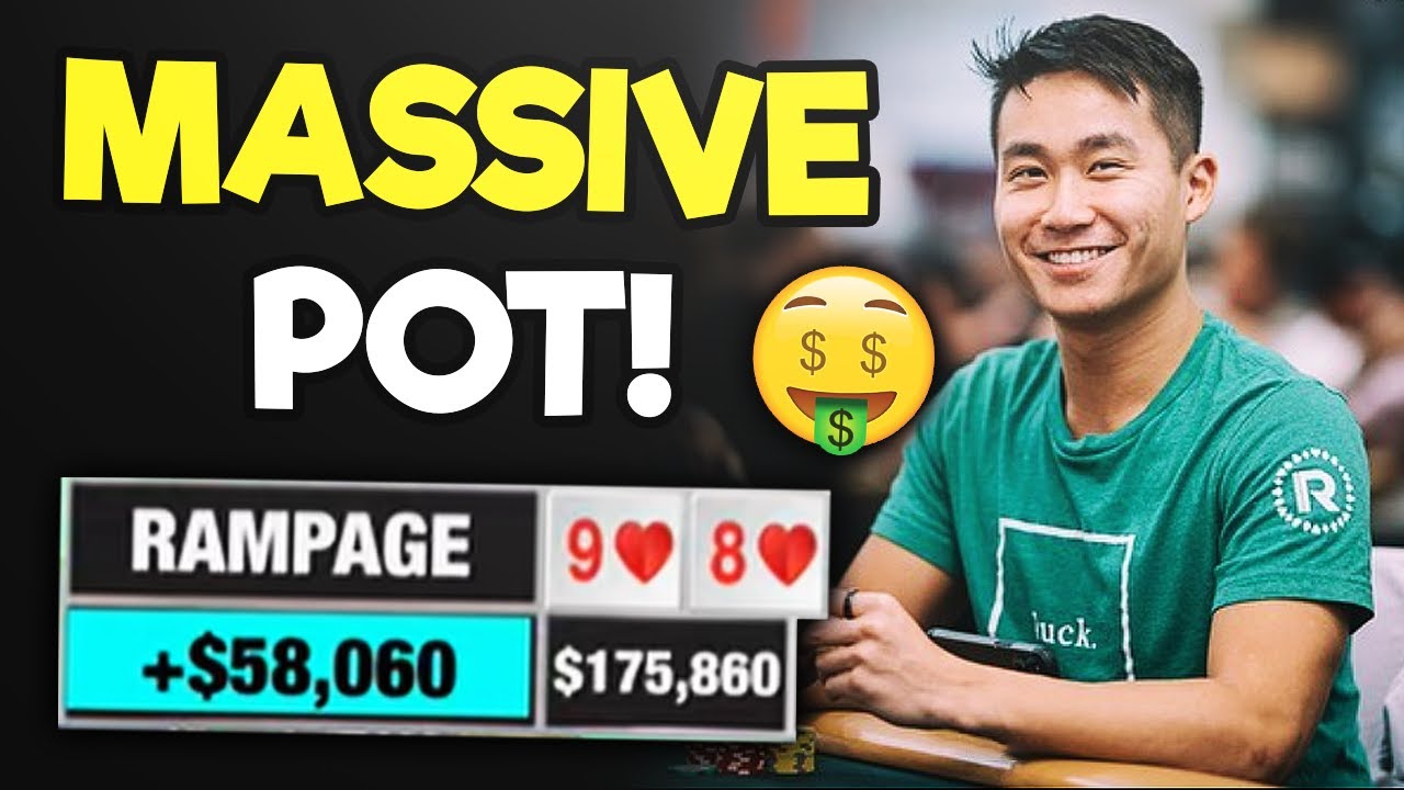 Rampage Poker Plays In A Six-Figure Pot