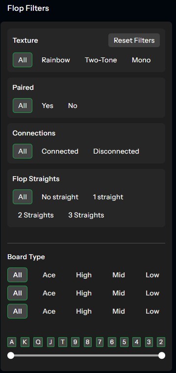 Agg Report Flop Filters