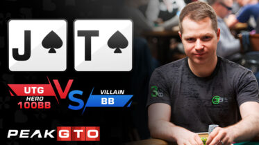 Playing JTs UTG vs BB in a 100bb Cash Game