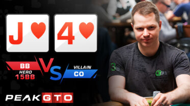 Donk Bet Bluff J4s BB vs CO at 15bb MTT
