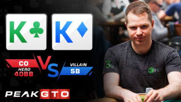 Overpair on a Paired Board KK CO vs SB at 40bb MTT