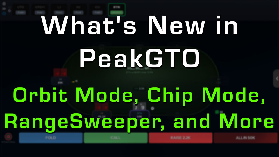 What’s New in PeakGTO: Orbit Mode, Chip Mode, RangeSweeper, and More