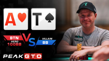 Top Pair on a Bad Turn ATo BTN vs BB at 100bb Cash
