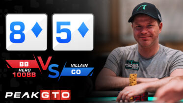 Bottom Pair 85s BB vs CO at 100bb Cash