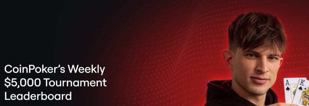 Weekly Tournament Leaderboard at coinpoker