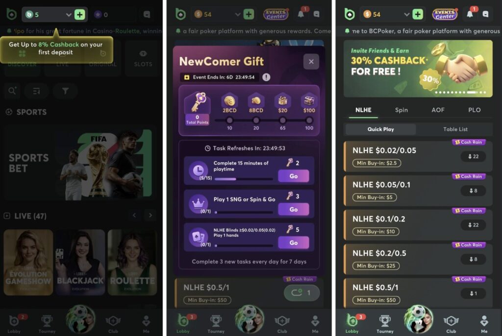 BCPoker Welcome Bonus & Bonus Code