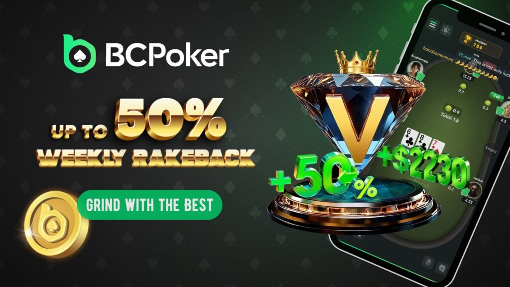 BCPoker bonus