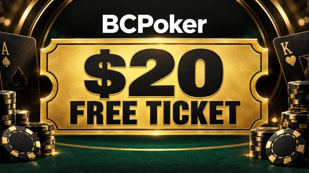 bcpoker free ticket promo pokercoaching