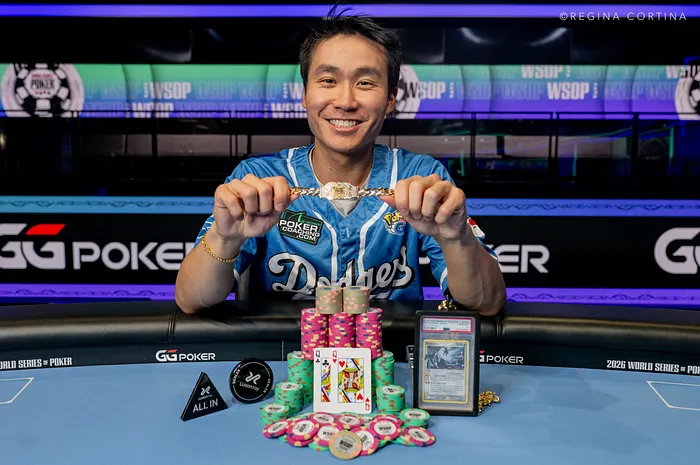 Rampage Poker with his WSOP bracelet
